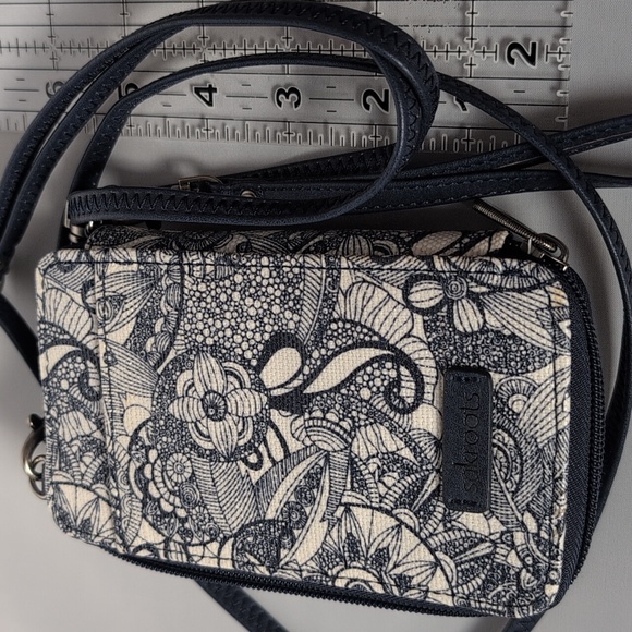 Sakroots Small Phone Crossbody Bag Cobalt Spirit Desert - Picture 3 of 10